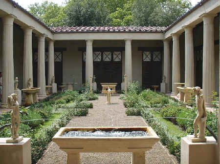 Roman villa garden
